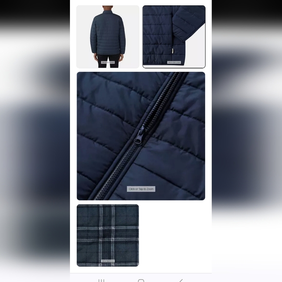 New. Voyager mens polar fleece lined puffer jacket. Size M - Picture 9 of 10